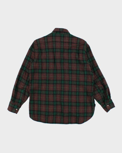 Vintage 80's Woolrich Plaid Flannel Shirt - M