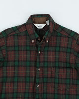 Vintage 80's Woolrich Plaid Flannel Shirt - M