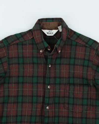 Vintage 80's Woolrich Plaid Flannel Shirt - M