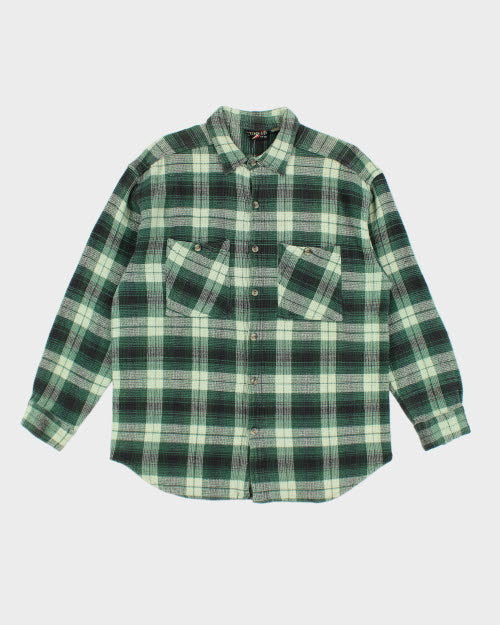 Vintage 90's Thums Up Flannel Shirt  - XL