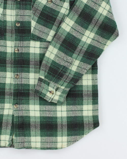 Vintage 90's Thums Up Flannel Shirt  - XL