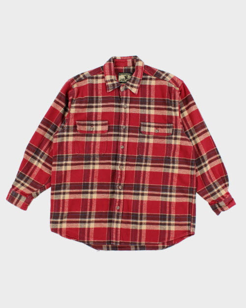 Vintage 90's Field &amp; Stream Heavyweight Flannel Shirt - L