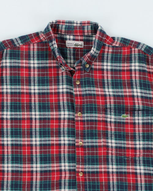 Vintage 90's Lacoste Flannel Shirt - L