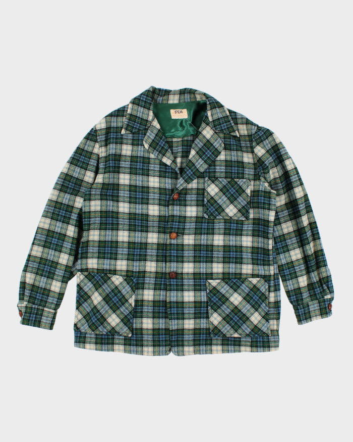 Vintage 70's Pendleton Double Breasted Wool Shirt - M