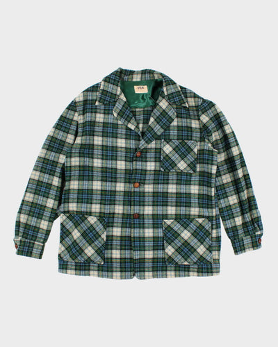 Vintage 70's Pendleton Double Breasted Wool Shirt - M
