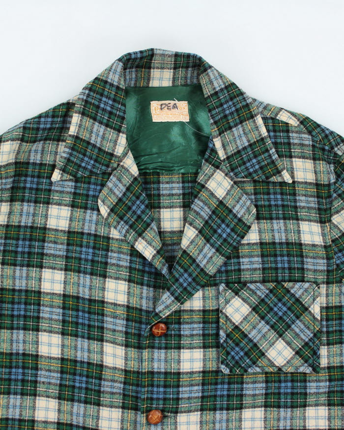 Vintage 70's Pendleton Double Breasted Wool Shirt - M