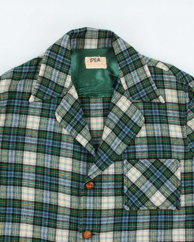 Vintage 70's Pendleton Double Breasted Wool Shirt - M