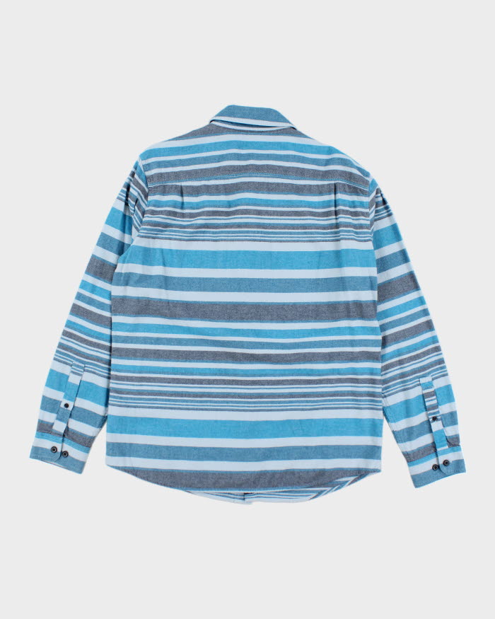 Vintage L.L. Bean Striped Flannel Shirt - M
