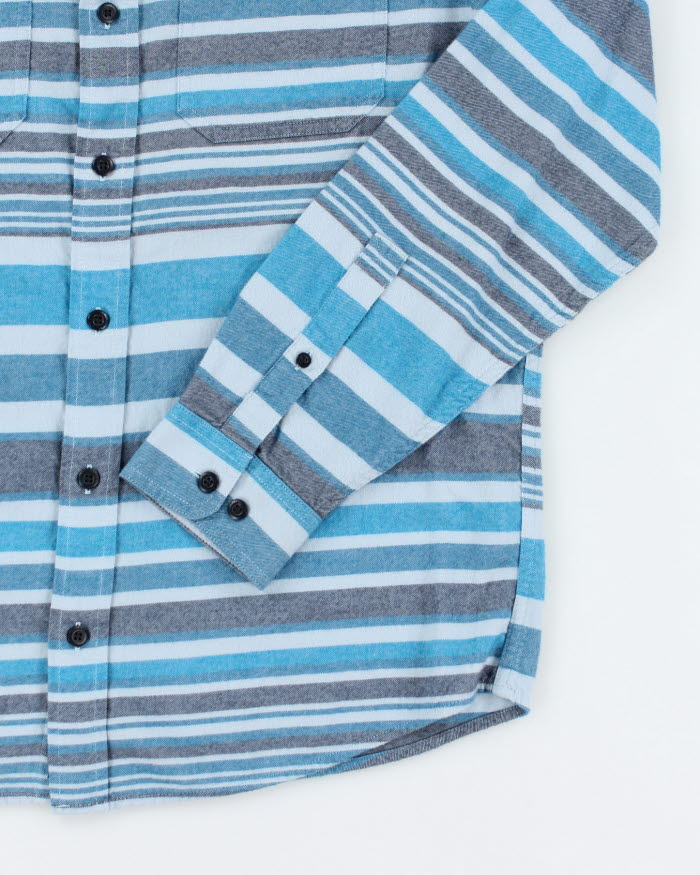Vintage L.L. Bean Striped Flannel Shirt - M