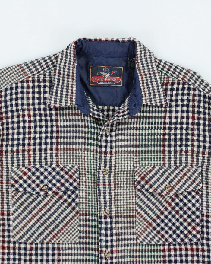 Vintage 90's Back Packers Heavyweight Flannel Shirt - L
