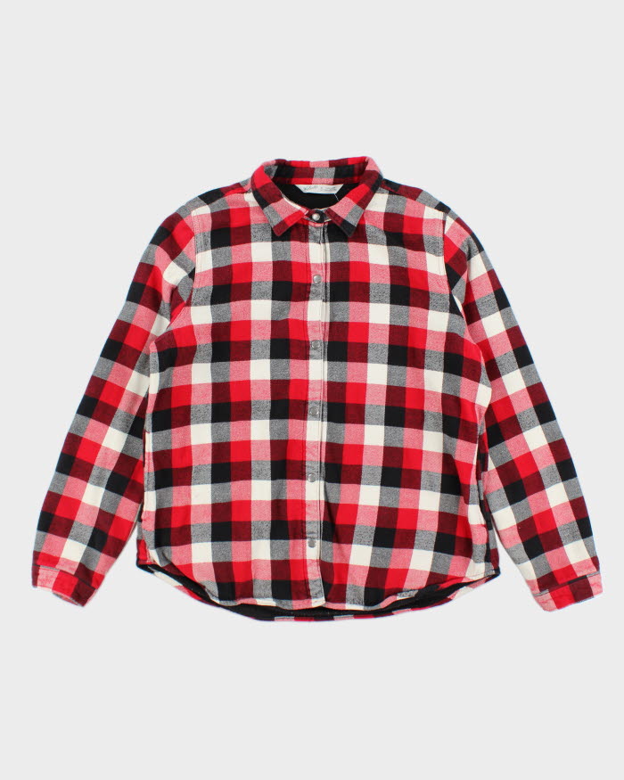 Vintage Woolrich Popper Button Flannel Shirt - M
