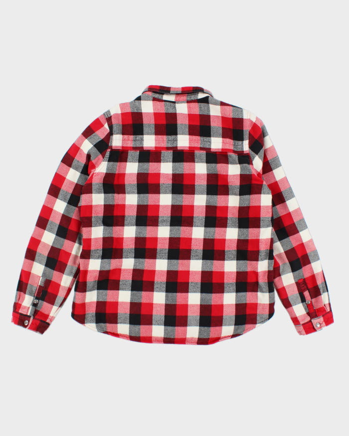 Vintage Woolrich Popper Button Flannel Shirt - M