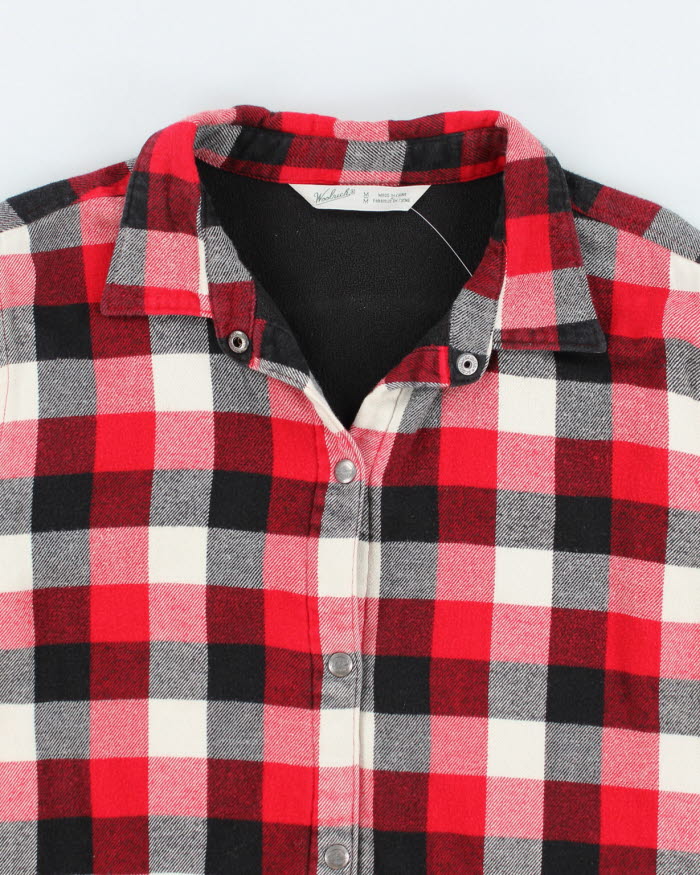 Vintage Woolrich Popper Button Flannel Shirt - M