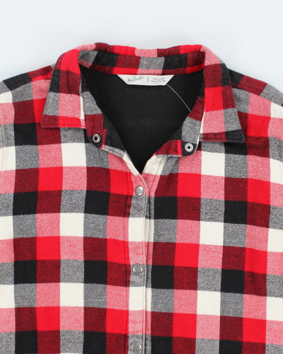 Vintage Woolrich Popper Button Flannel Shirt - M