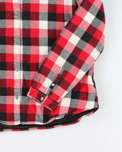 Vintage Woolrich Popper Button Flannel Shirt - M