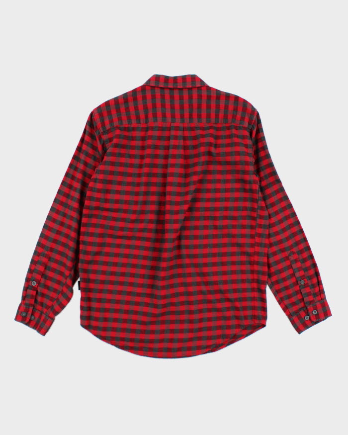 Patagonia Red Plaid Lightweight Flannel Shirt - S