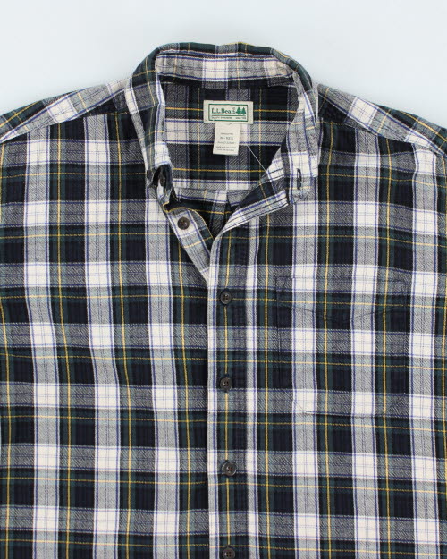 L.L. Bean Check Shirt M Rokit