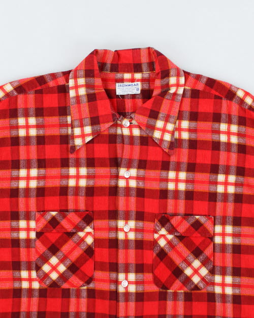 Vintage Iron Wear Check Shirt - XL