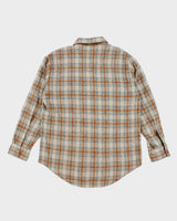 Vintage Wool Shire Check Shirt - L