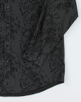 Michael Brandon Striped Pattern Shirt - XL