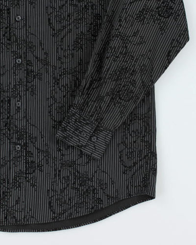 Michael Brandon Striped Pattern Shirt - XL