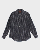 Y2k 00s Etro Polka Dot Shirt - M