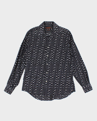 Y2k 00s Etro Polka Dot Shirt - M