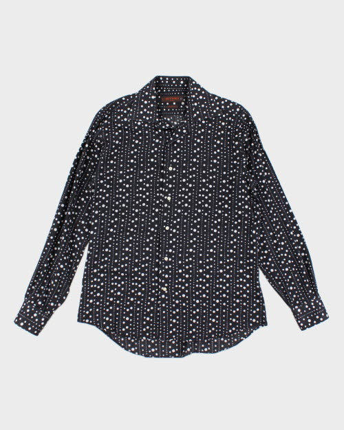 Y2k 00s Etro Polka Dot Shirt - M