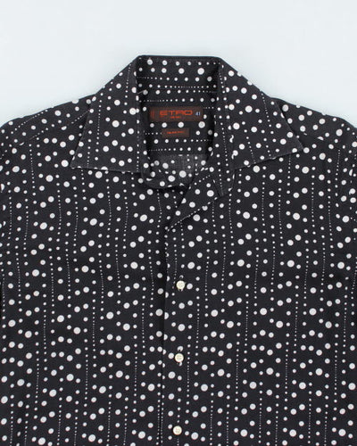 Y2k 00s Etro Polka Dot Shirt - M