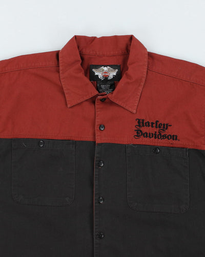 Harley Davidson Embroidered Shirt - XL