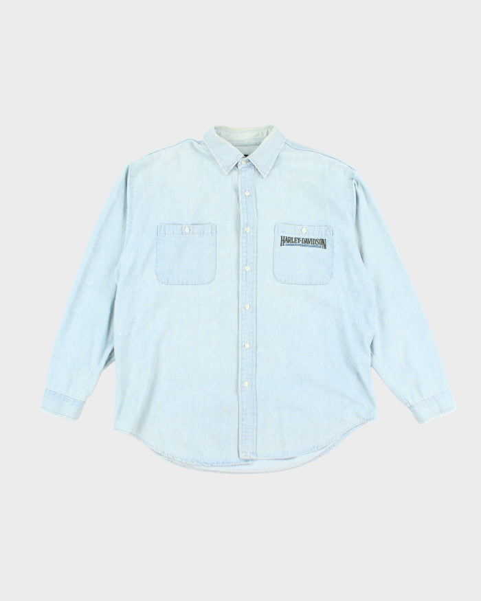 Harley Davidson Denim Shirt - L