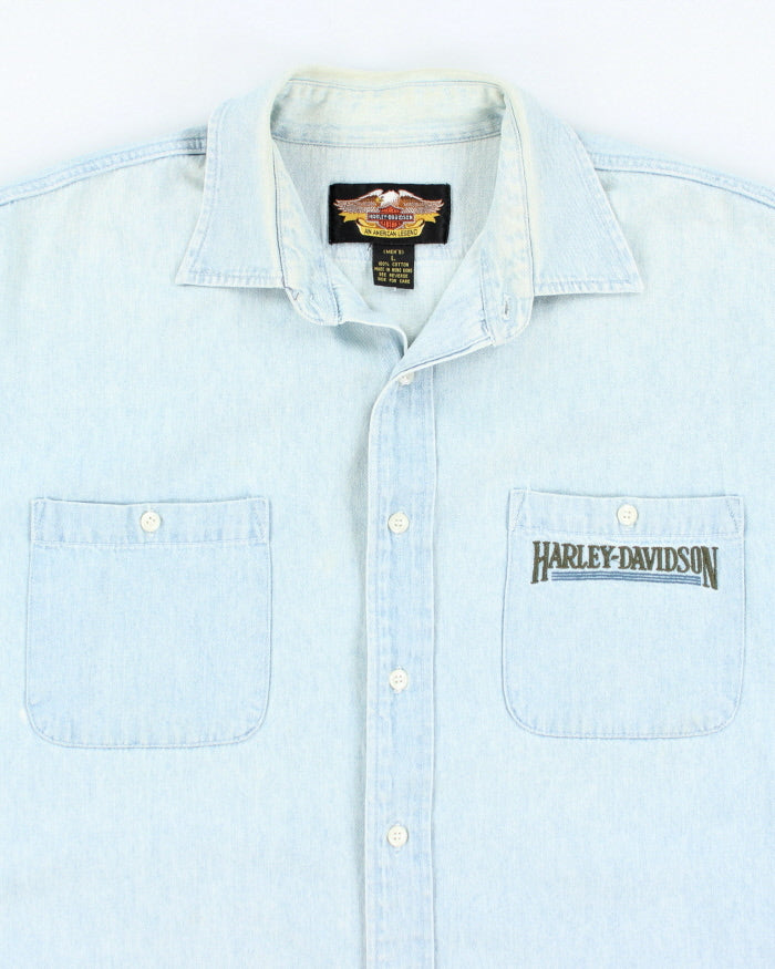 Harley Davidson Denim Shirt - L