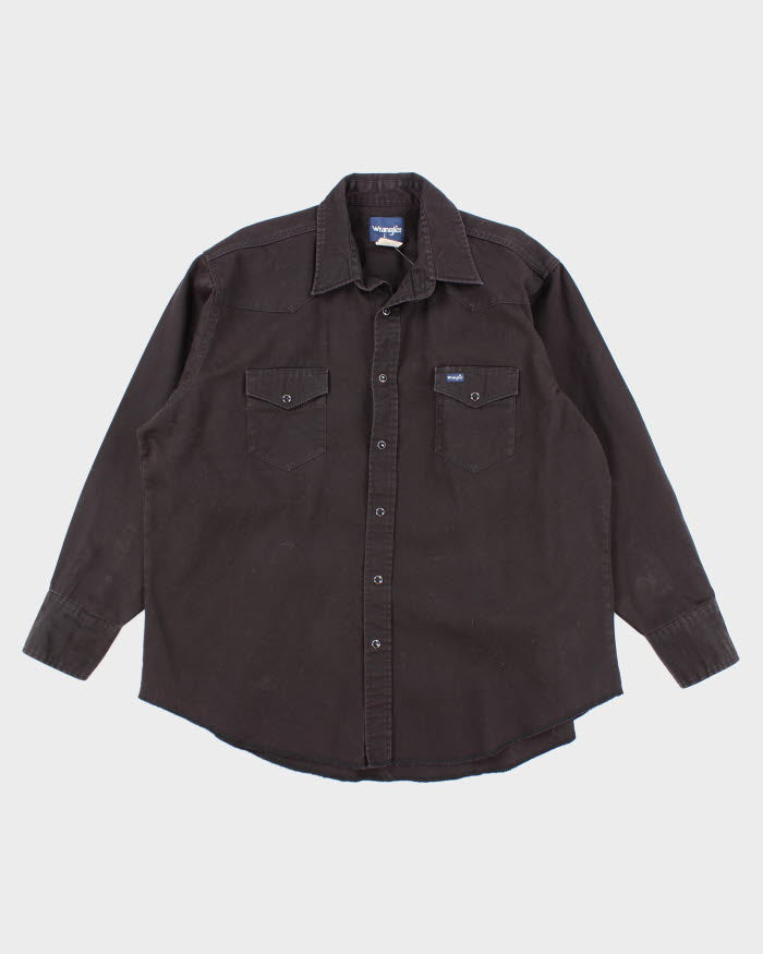 Vintage 90's Wrangler Heavyweight Snap Button Shirt - XL