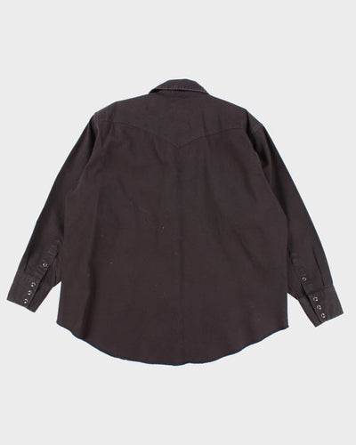 Vintage 90's Wrangler Heavyweight Snap Button Shirt - XL
