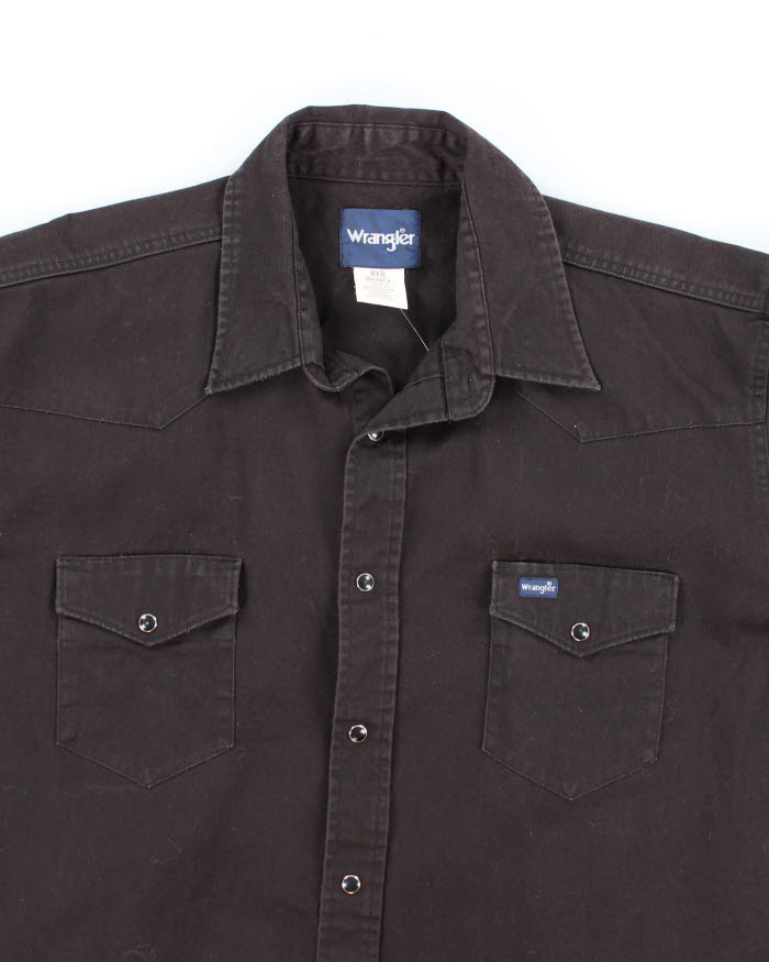 Vintage 90's Wrangler Heavyweight Snap Button Shirt - XL