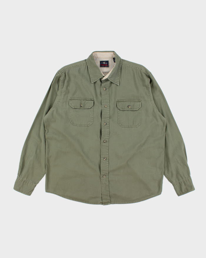 Vintage 90's Wrangler Heavyweight Button Up Shirt - L