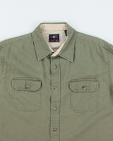 Vintage 90's Wrangler Heavyweight Button Up Shirt - L