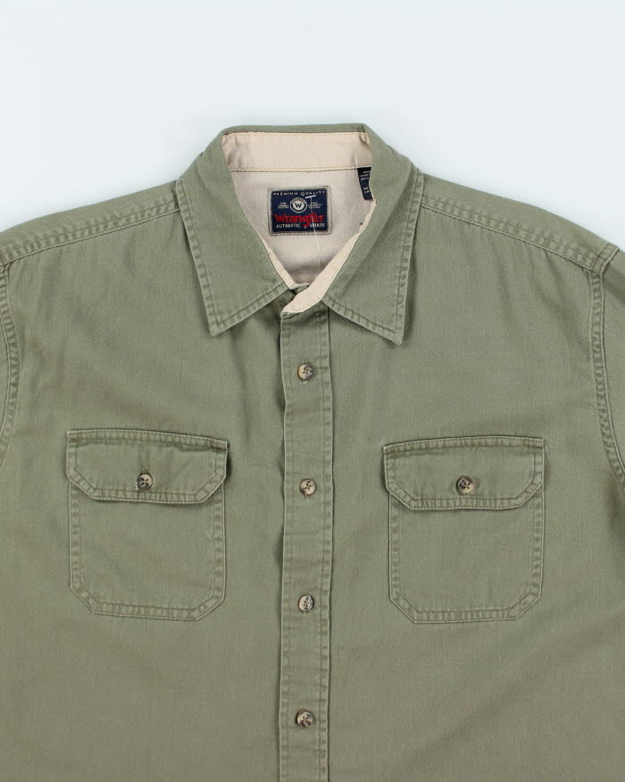 Vintage 90's Wrangler Heavyweight Button Up Shirt - L