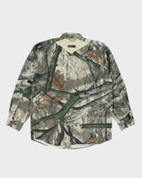 Vintage Russell Athletic Mossy Oak Camouflage Button Up Shirt  - M