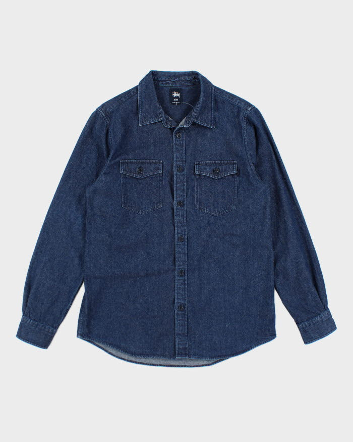 Stussy Denim Long Sleeve Shirt - M