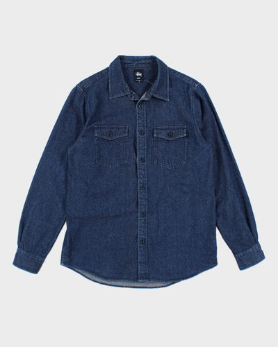 Stussy Denim Long Sleeve Shirt - M