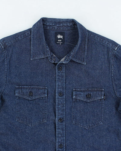 Stussy Denim Long Sleeve Shirt - M