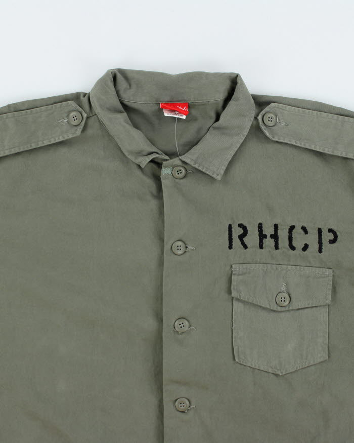 Vintage Bravado Red Hot Chilli Peppers Military Shirt - XL