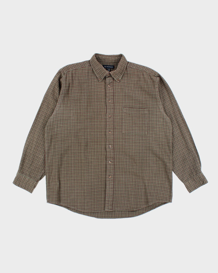 Vintage 2000's Denver Hayes Plaid Flannel Shirt - XL