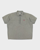 Vintage Ben Davies Short Sleeve Quarter Zip Shirt - XL