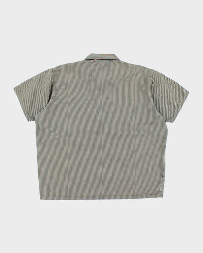 Vintage Ben Davies Short Sleeve Quarter Zip Shirt - XL