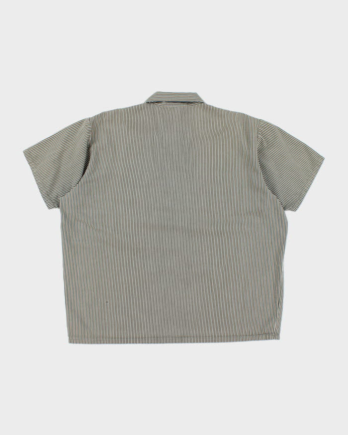 Vintage Ben Davies Short Sleeve Quarter Zip Shirt - XL