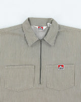 Vintage Ben Davies Short Sleeve Quarter Zip Shirt - XL