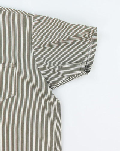 Vintage Ben Davies Short Sleeve Quarter Zip Shirt - XL