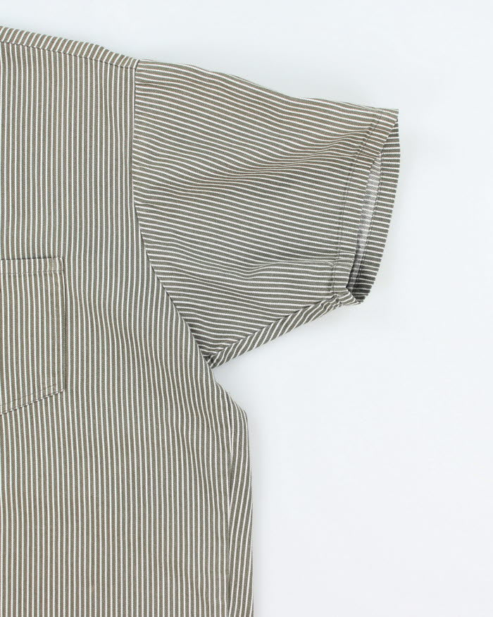 Vintage Ben Davies Short Sleeve Quarter Zip Shirt - XL